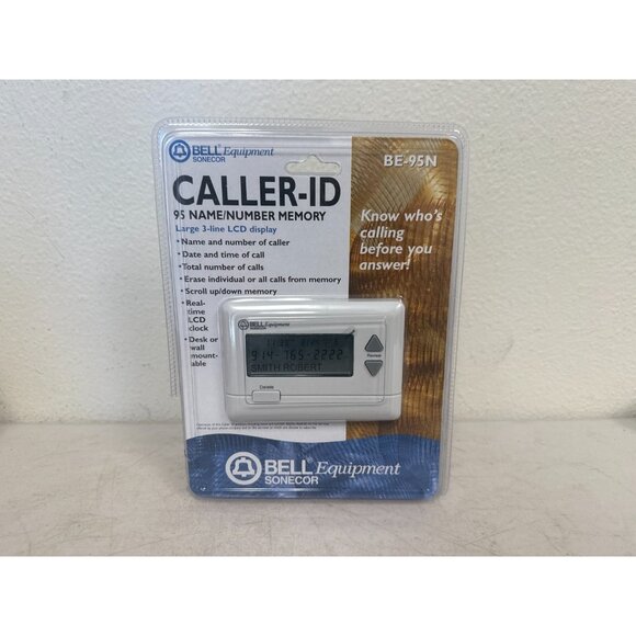 Bell Sonecor new BE-95NR vintage caller ID name number date time redial memory - Picture 3 of 8